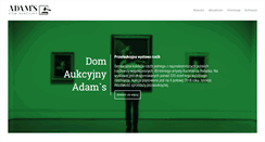 Desktop Screenshot of domaukcyjny.adam-s.pl
